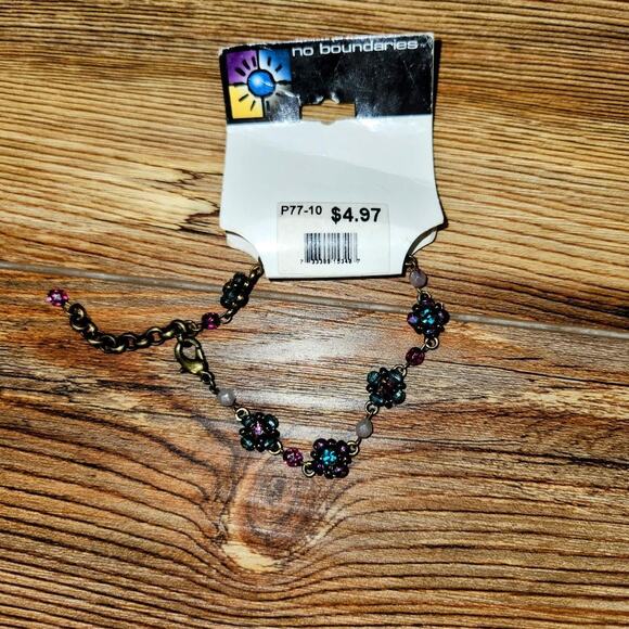 DEADSTOCK Y2K NO BOUNDARIES BRACELET WHIMSYGOTH COTTAGECORE FAIRYCORE - Picture 1 of 3
